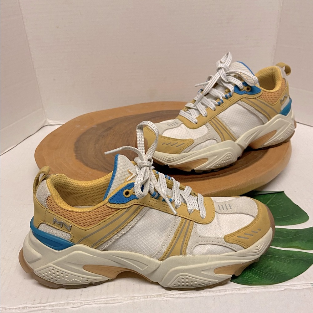 Mark Nason Mustard Athletic Comfort Sneakers
